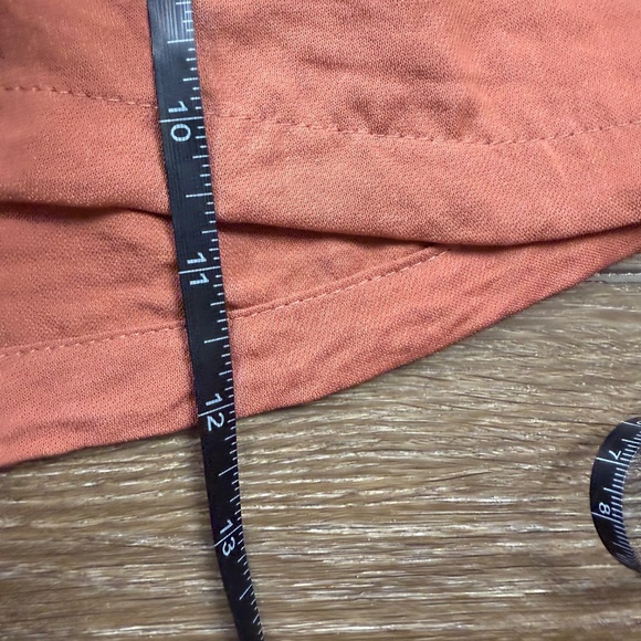 Flawless Women's Short-Sleeve Romper, Burt Orange Dressy, Boho, Fall, NWT XS - Picture 7 of 12